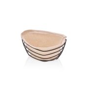 Корзина для хлеба 20,5*14,5*10,5см, черный, Narin