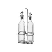 Набор для масла (2 бутылки) 500мл на подставке, черный, Narin