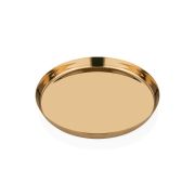 Тарелка с бортом 13см, золото, Narin