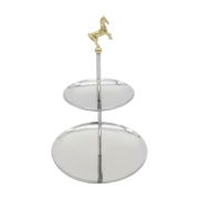Этажерка 2 яруса Лошадь 10см, 15см, H23,5см, Narin