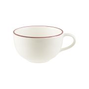 Чашка 350 мл. чайная d=110 мм. h=68 мм. Линеа Бургундия (блюдце 78038) Bonna /1/6/456/