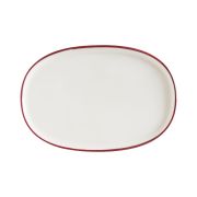 Блюдо овальное 340*230 мм. Линеа Бургундия, форма Хюгге Bonna /1/6/534/
