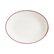 Блюдо овальное 310*240 мм. Линеа Бургундия, форма Мув Bonna /1/6/582/