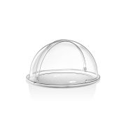 Поднос сервировочный d=38,5 см. поликарбонат, прозрачный, с крышкой Roll-Top GP /1/
