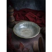 Салатник 750 мл, d 23 см h 5,4 см, фарфор, Vintage