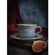 Чашка 210 мл, 12x9,2 см h 6,3, фарфор, Vintage