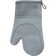 Рукавица термостойкая с 1-м выделенн. пальц. 30*18,5 см(от -40 до +240°С) серая, силикон (1шт)/1/10/