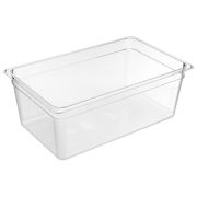 Гастроемкость 1/1 h=200 мм. 530*325 мм. 26 л. поликарб. прозрачная GP /1/6/