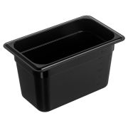 Гастроемкость 1/4 h=150 мм. 265*162 мм. 3,6 л. поликарб. черная GP /1/24/