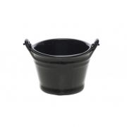 BUCKET BLACK MINI BUCKET D7.8XH5.5CM