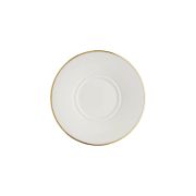 Блюдце d=120 мм. Золотая линия, форма Нит Bonna /1/6/