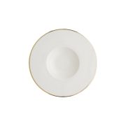 Тарелка для пасты d=300 мм.  360 мл. Золотая линия, форма Нит Bonna /1/6/