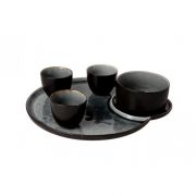 LAGUNA BLUE-GREY APEROSET 5 PIECES