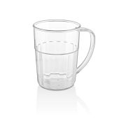 Кружка для пива 500 мл. d=100 мм. h=140 мм. поликарбонат, прозрачн. GP /1/50/