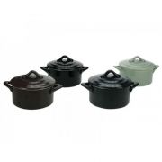 OVENSCHOTEL ROND M/DEK. D10XH5 SET 4 ASS