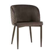 Стул-полукресло «Олеандро» с мягким сиденьем (ножки стальные)