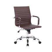 Офисное кресло «City S» с мягким сиденьем (хромированный каркас)