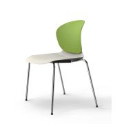 Стул пластиковый «Синнабон» с жестким сиденьем (окрашенный каркас)