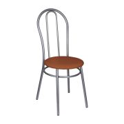 Стул Венский Т-2 серый металл, спинка без вставки