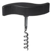 Штопор простой с пластик. ручкой 10 см. нерж. /1/