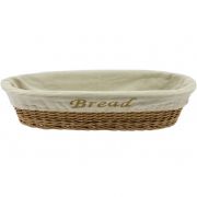 BROODMANDJE BREAD M.DOEK 40X18XH10CM OVA
