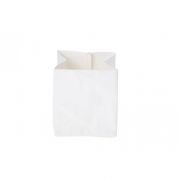 ECOSY WASH WHITE BREAD BAG 10X10XH12CM