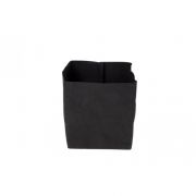 ECOSY WASH BLACK BREAD BAG 10X10XH12CM