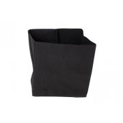 ECOSY WASH BLACK BREAD BAG 14X14XH15CM