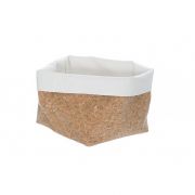 BREAD BASKET  CORK 14X14XH15CM