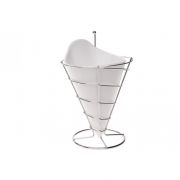FRENCH FRIES BAG PORCELAIN D12XH23CM