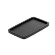 Поднос для подачи, прямоугольный, 20X12 H1,7 см, черный, дерево, Passe-partout