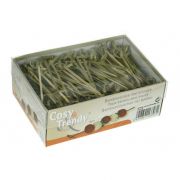 SKEWER WITH BUTTON SET250 8CM BAMBOO