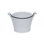 BUCKET WHITE MINI BUCKET D7.8XH5.5CM