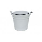 BUCKET WHITE MINI BUCKET D8.5XH8.5CM