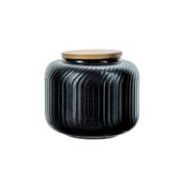 Емкость с деревянной крышкой 1,13 л, D13,8XH11.8CM