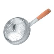 Половник-шумовка короткий «Китайский» с деревянной ручкой, d 24 см,  P.L. Proff Cuisine