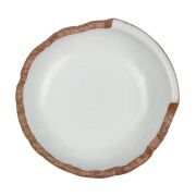 Блюдо/салатник 650 мл, d=23cм, h=6,5cм, серия «White Matt Taiga»  P.L.