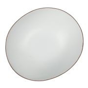 Блюдо/салатник 800 мл, 24.5*21.5cм, h=8cм,серия «White Matt Taiga»  P.L.