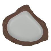 Блюдо/салатник, 200 мл, 29*25 cм, h=3cм, серия «White Matt Taiga»  P.L.