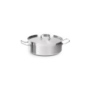 КОТЕЛ 10л низкий нерж.тройное дно d=320 h=120, ИНДУКЦИЯ, LUXSTAHL