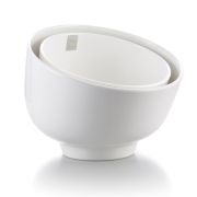 Салатник меламиновый белый 3.5 л, d=25 см, h=20см  P.L.