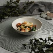 Cалатник d=17 cм, 500 мл, фарфор «NOBLE» серия «Fine Plus-Light Grey»